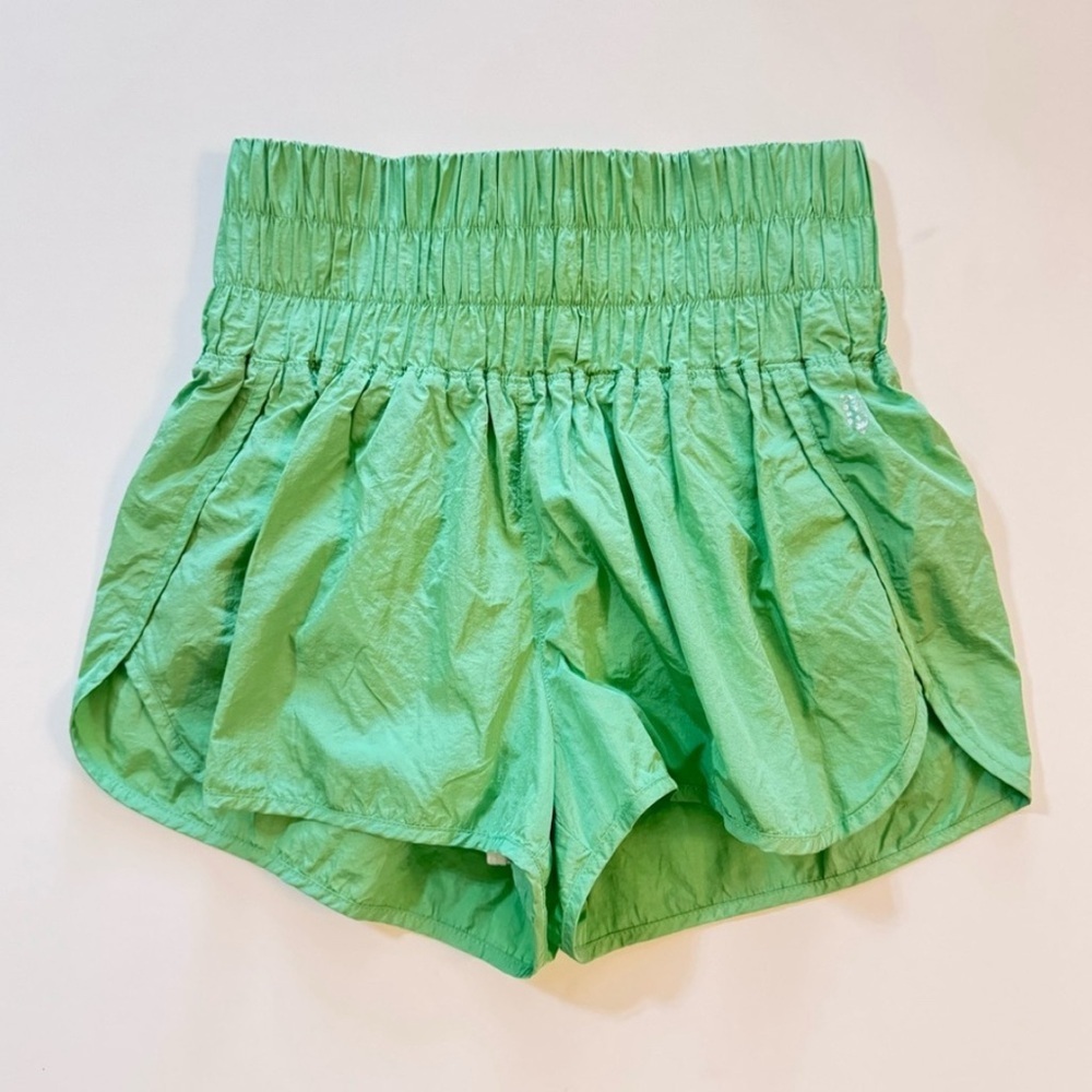 Free People Movement Women's The Way Home Light Green High Waisted Short M